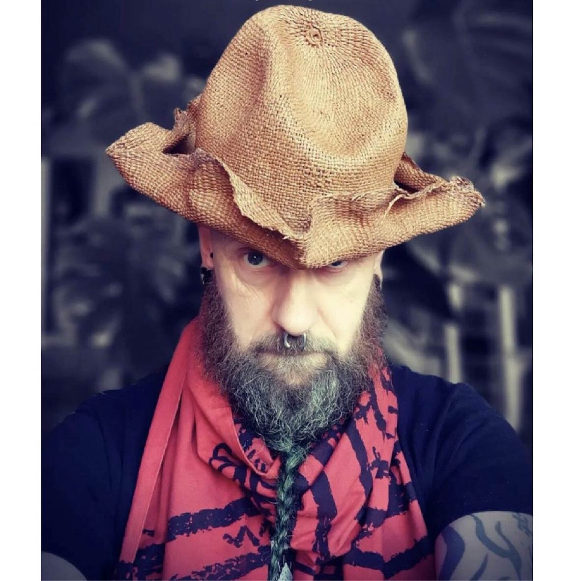 Jute Sack hat